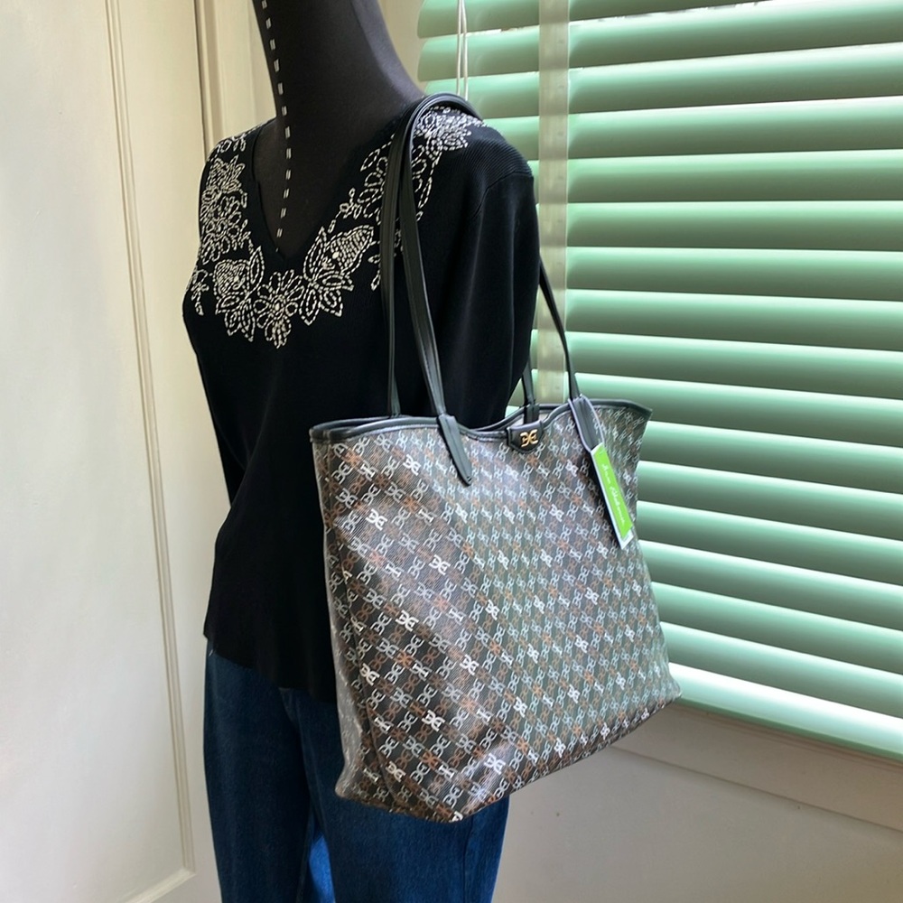 Sale Today, $100 🎉
Free Shipping📦
Sam Edelman Black and Brown Geometric Totes
